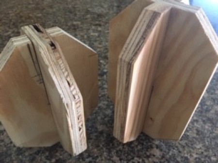 Wooden Fall Pumpkins - how they fit together