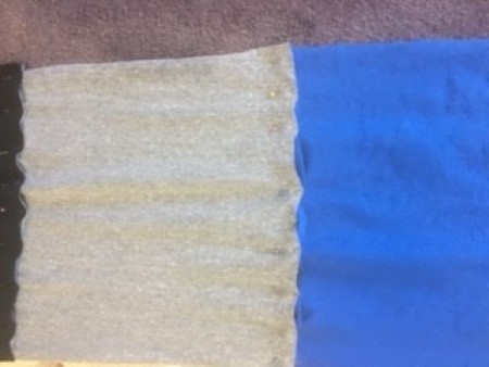 Tied T-Shirt Memory Quilt - pinned squares