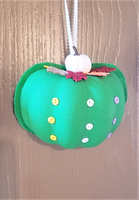 Non-Traditional Foam Pumpkin Halves