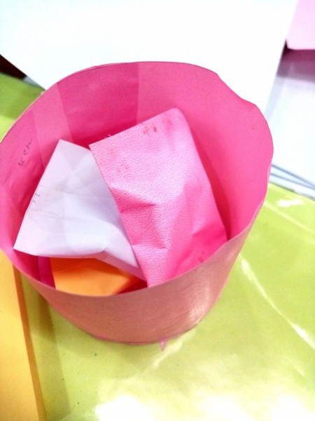 Birthday Cake Gift Box - add goodies to box