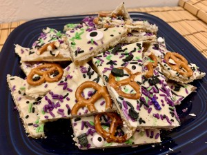 Halloween Saltine Toffee