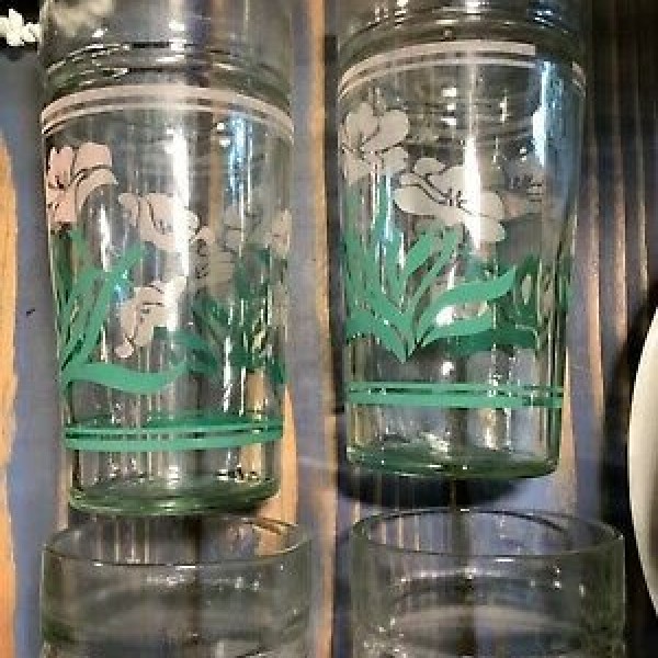 Information About MidCentury Handpainted Glasses ThriftyFun
