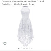 Whitening Lace Wedding Dress? - photo of the dress on Amazon