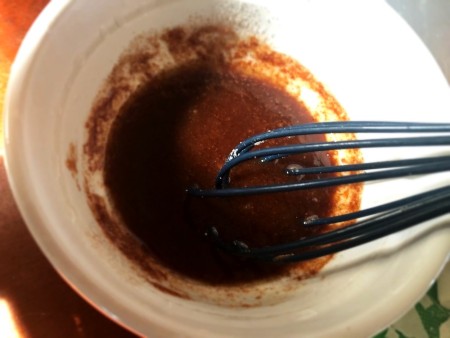 A melted cinnamon sugar mixture in a bowl.