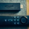 An Amazon Fire Stick and remote.
