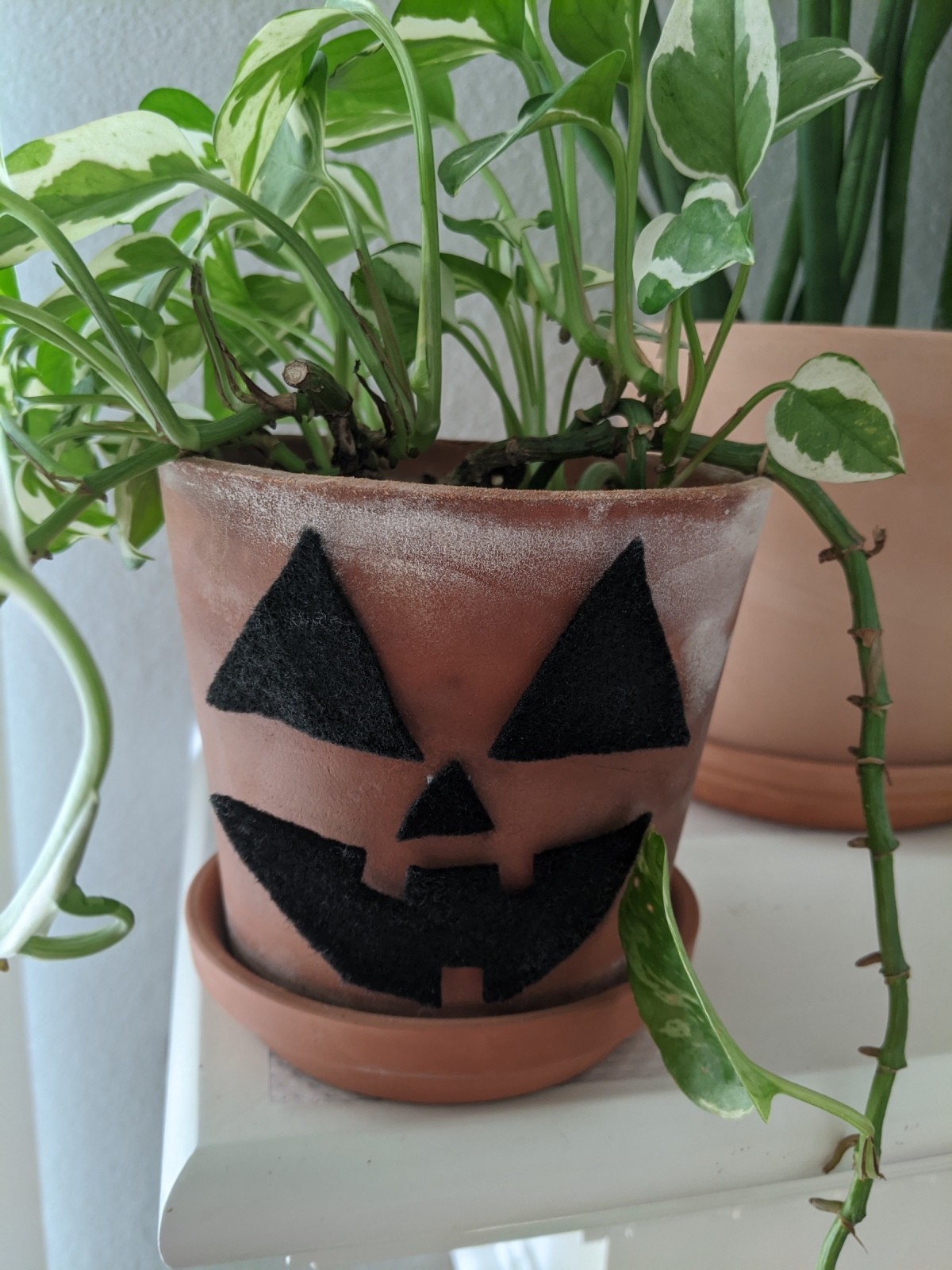Halloween Pumpkin Planter My Frugal Halloween