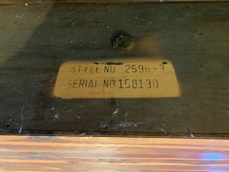 Markings on Lane Cedar Chest