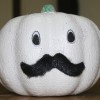 "Ghostly" Pumpkin - cute finished pumpkin