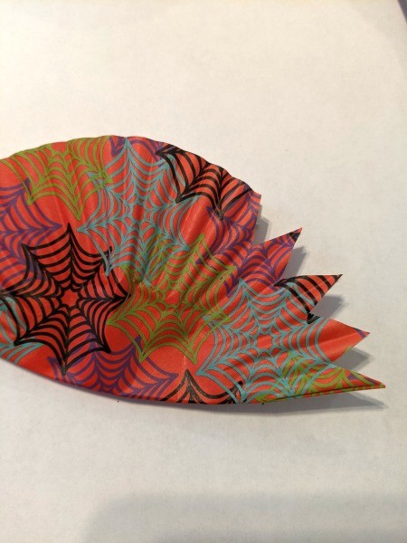 Dino Halloween Banner - cut out a dinosaur back around the edge