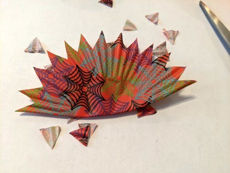 Dino Halloween Banner - spiky edge