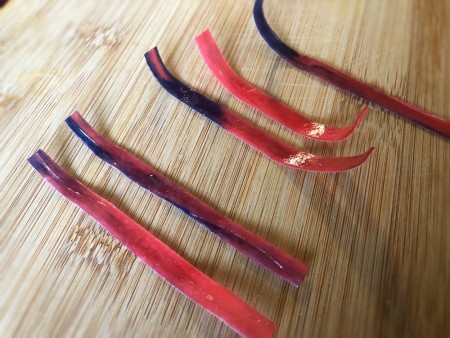 Chocolate Cowboy Hats - fruit rollups cut into strips