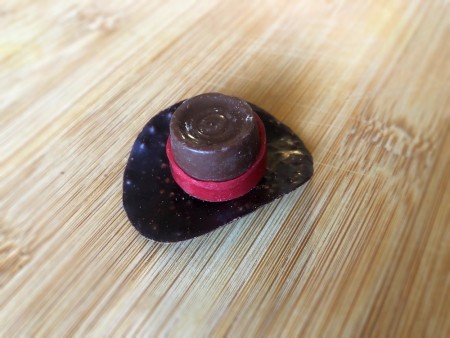 Chocolate Cowboy Hats - add a dap of water to the chocolate crisp to stick the Rolo down