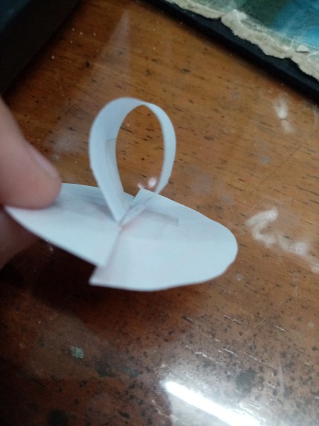 Paper Monster Rings - as seen from the back