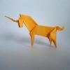 An origami unicorn.