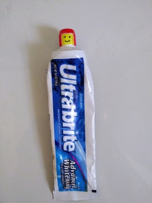 Lego Minifig Toothpaste Cap - LEGO tube cap