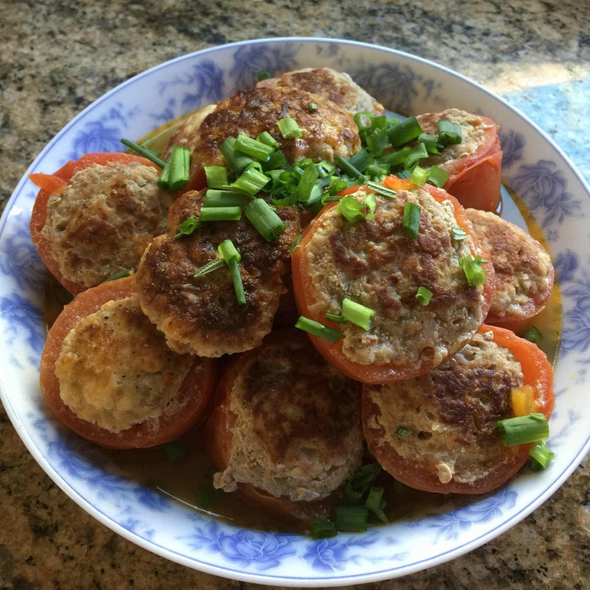 Ground Turkey Stuffed Tomatoes ThriftyFun