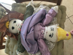 Topsy Turvy Cinderella Doll - finished dolls