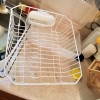A dish drainer with no bottom tray.