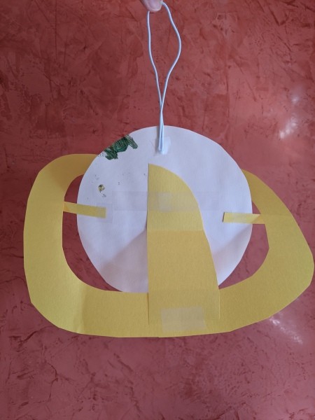 Saturn Hanging Decoration - back view