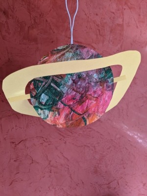 Saturn Hanging Decoration - finished