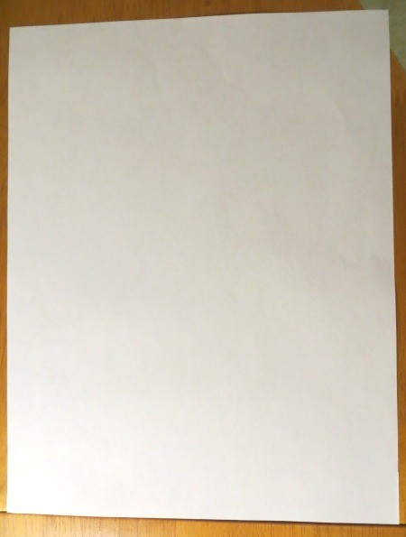 Fancy Paper Snowflake - sheet of paper