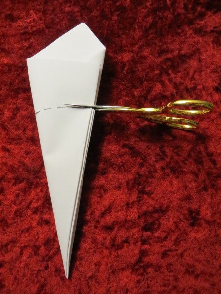 Fancy Paper Snowflake - trim