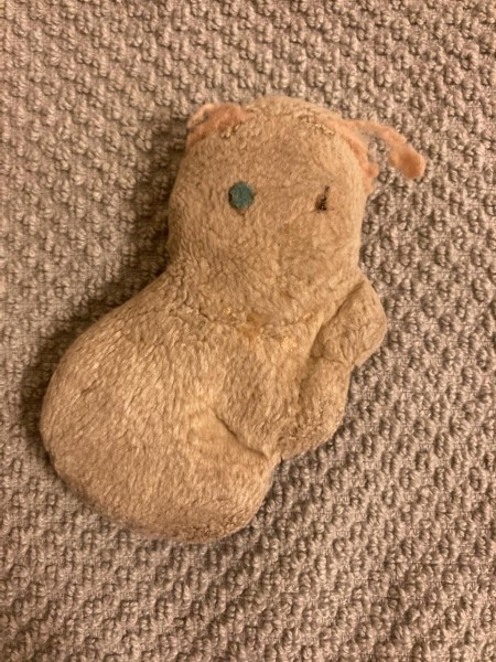 Identifying a Tiny Plush Kitty? - well worn stuffed kitty toy