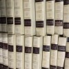 A collection of Encyclopedia Britannica books.