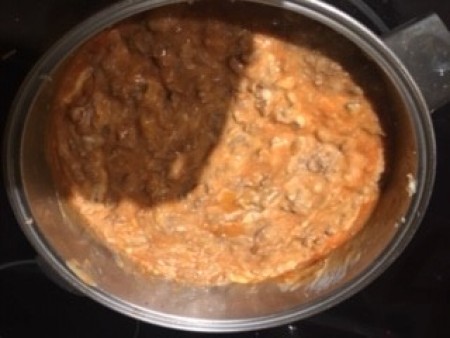 Sauce for spaghetti.