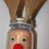 Reindeer Candle - finished candle