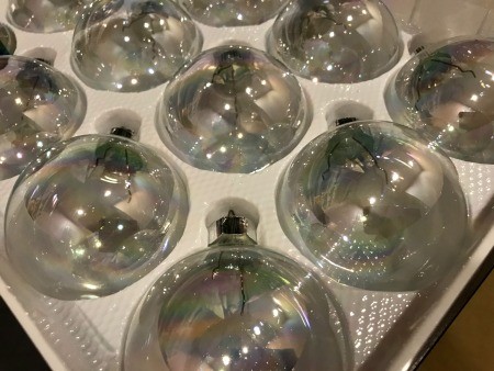 Propagating Plants Inside a Christmas Ornament Bulb - package of bulbs