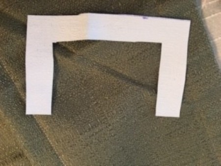 Mask Organizer/Hamper - border piece for the label pockets