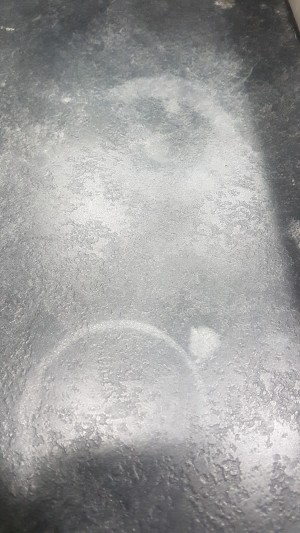 White Marks on Dark Laminate Countertop? - marks on countertop