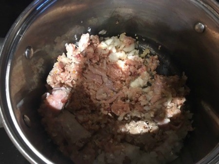 Cooking sausage in an Instant Pot.