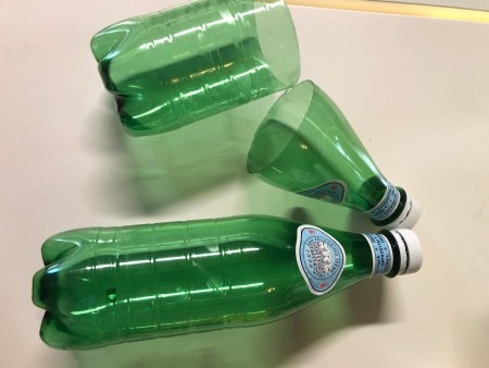 Upcycled Water Bottle Indoor Planter - cut to size