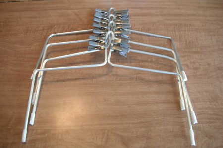 Bag Holder for Picking Up Litter - cover sharp ends with duct tape or dip