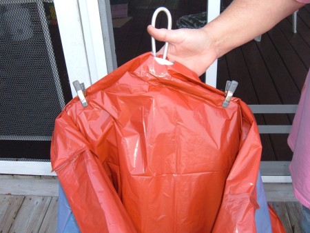 Bag Holder for Picking Up Litter - second bag