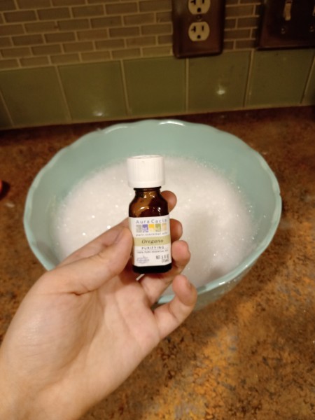 Soap Jellies - bottle of oregano oil