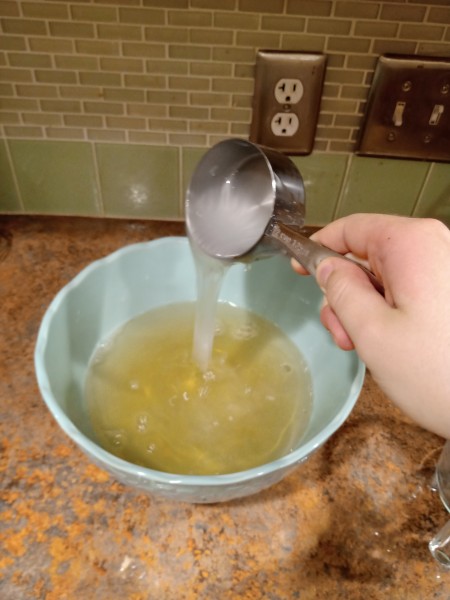 Soap Jellies - adding liquid soap