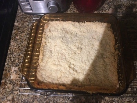 A pan of Salted Caramel Butter Bars