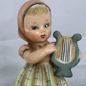 Identifying a Figurine? - girl playing a lyre
