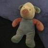 A piggy stuffed animal.