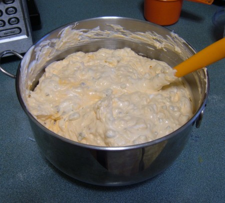 The mixed orange pineapple fluff.