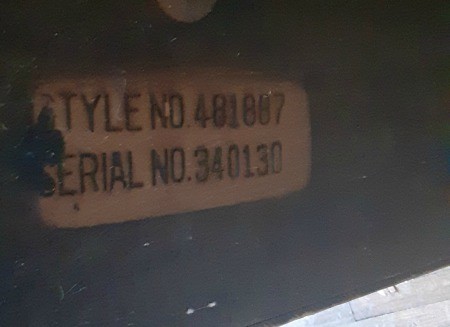 Markings on a hope chest.