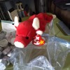 Value of a Rare Snort the Bull Beanie Baby? - red and white bull stuffed toy