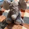 A stuffed elephant.