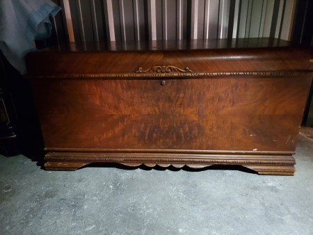 An old cedar chest.