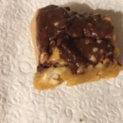 A piece of homemade fudge.