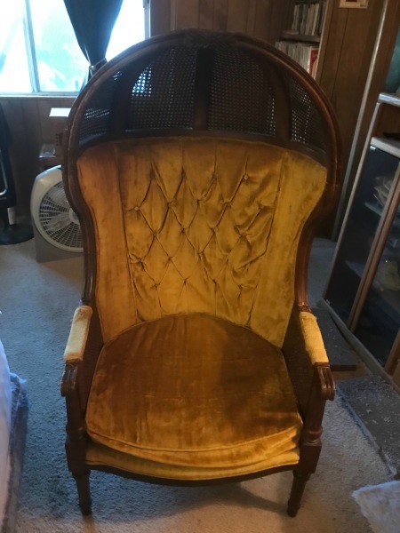 A vintage chair.