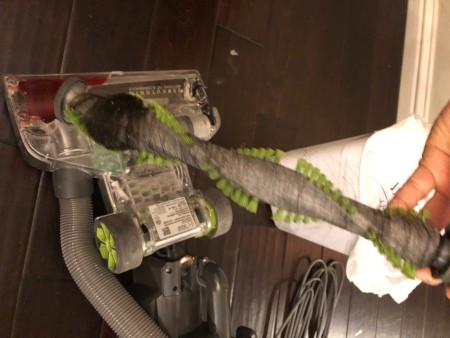 Clean Hair from Vacuum Brush Roll